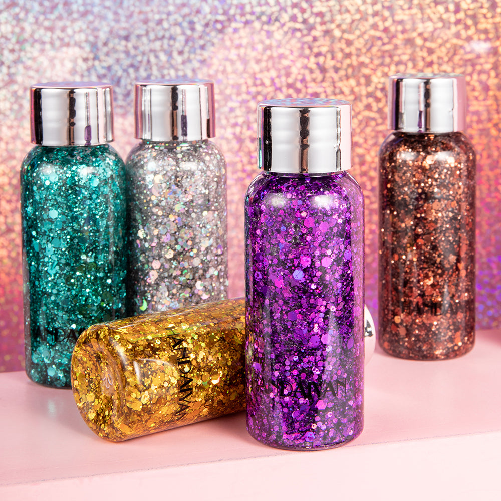 HANDAIYAN Mermaid Scales Face Body Sequined Body Lotion Sequins Eyeshadow Bright Polarized Stage Makeup eprolo
