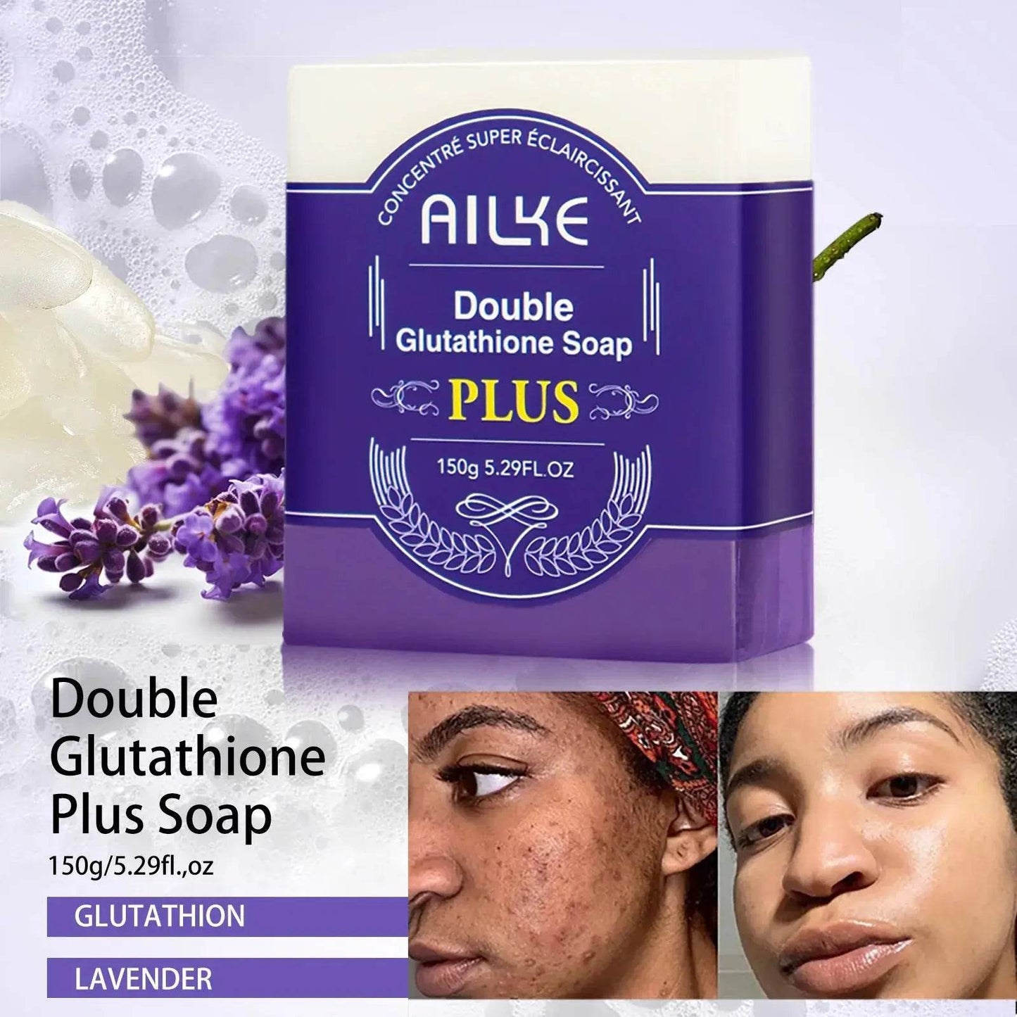 AILKE Glutathione Bleaching Cream, Advanced Lightning Lotion, - Afrotix
