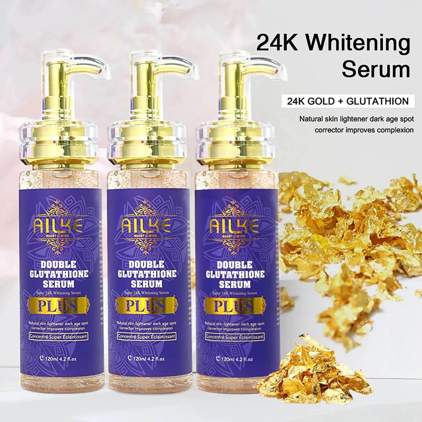 AILKE Glutathione Bleaching Cream, Advanced Lightning Lotion, - Afrotix