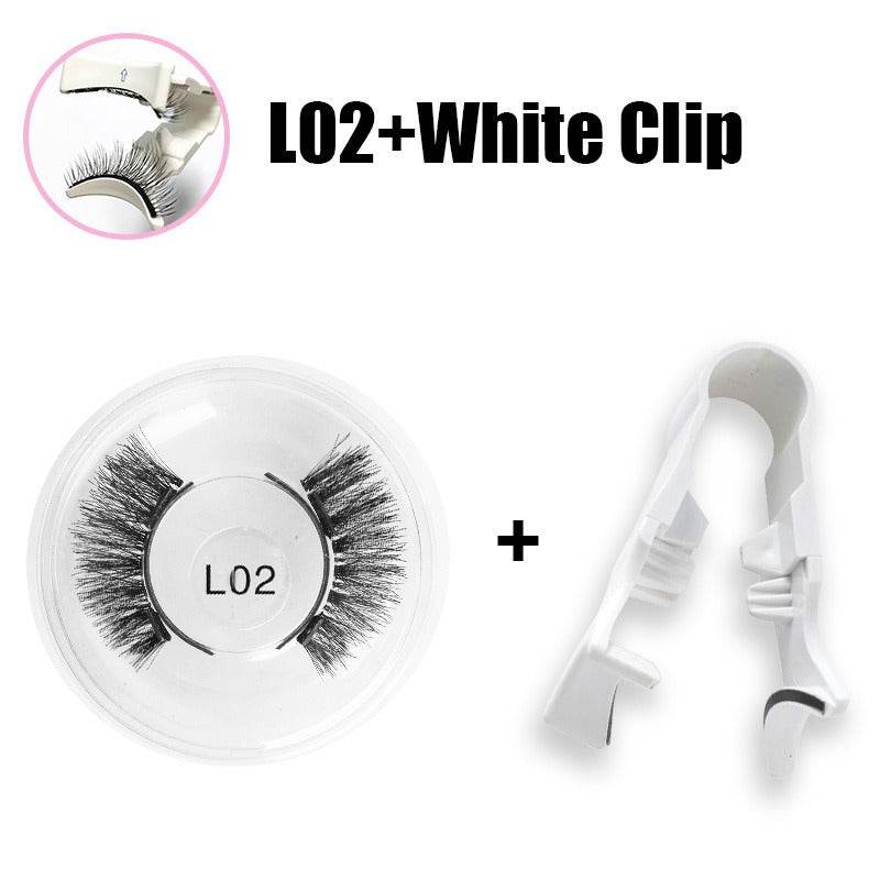 Magnetic false eyelashes set one pair magnetic false eyelashes natural thick and long false eyelashes quantum eyelashes - Afrotix