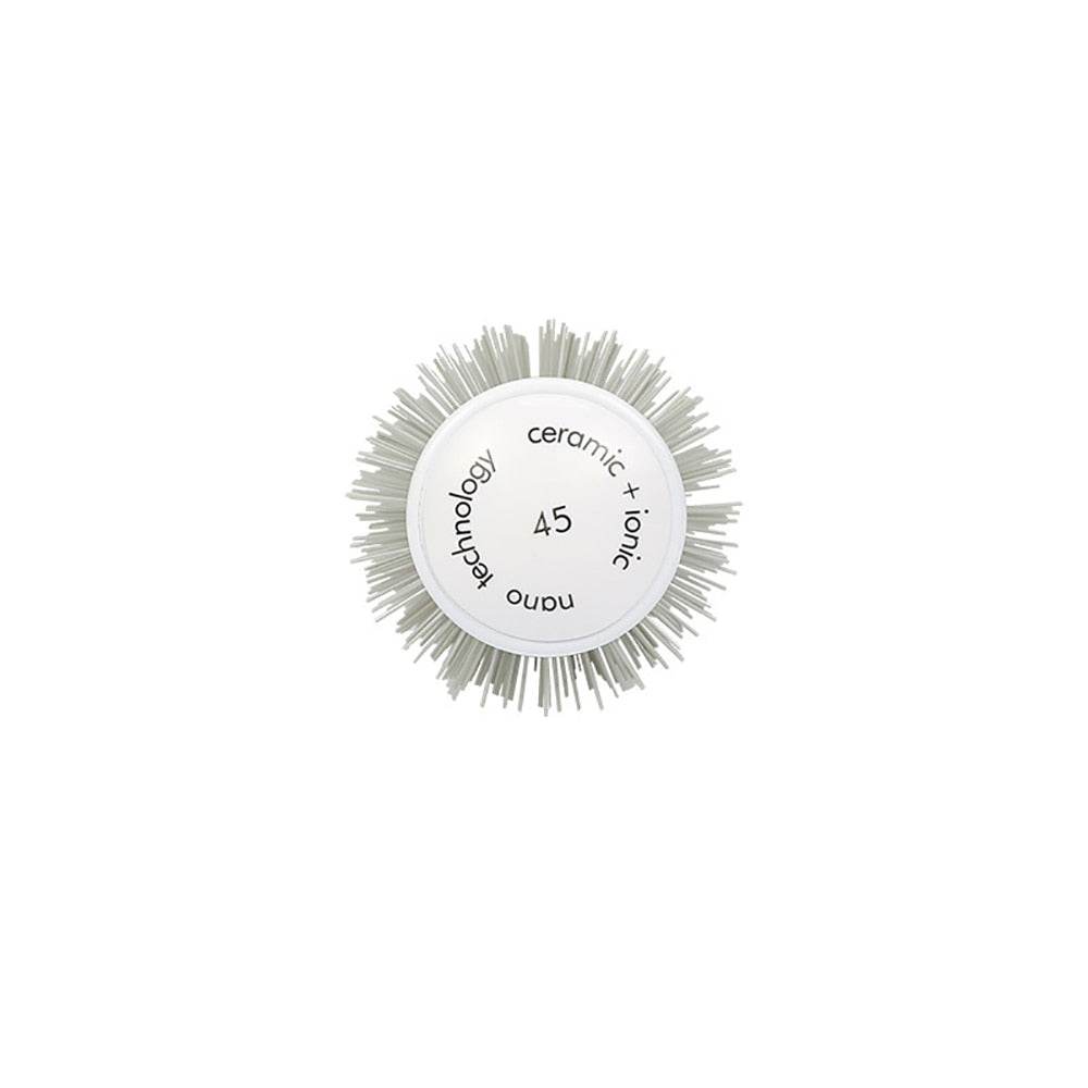 Brosse à Cheveux Professionnelle Ronde Bleue – Brosse Céramique Ionique pour Coiffure Salon - Afrotix
