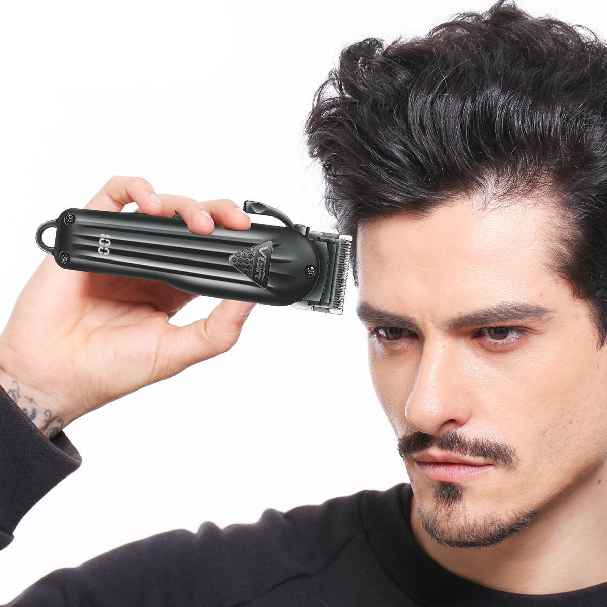 Electric Hair Clipper Fine Adjustment Gradual Change Electric Hair Salon Usb Rechargeable Household Electric Hair Clipper - Afrotix