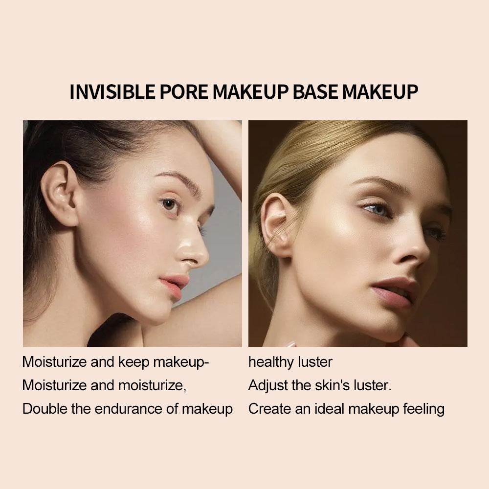 Invisible Pores Transparent Makeup Pre-Milk Pearl Gel Cream - Afrotix