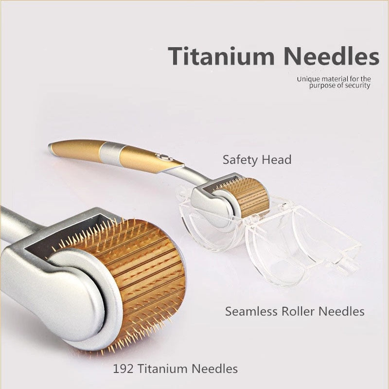 ZGTS192 Derma Roller Titanium Stainless Steel Needles For Facial Skin Care Microneedle Derma Rollering Therapy eprolo
