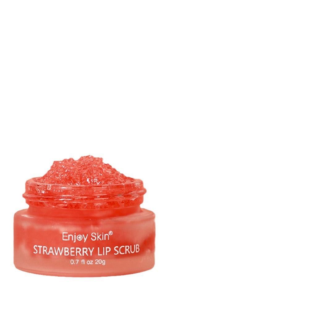 New updatse strawberry Lip Scrub Vegan Exfoliating Envase Para Sugar Pink Lip Scrub eprolo