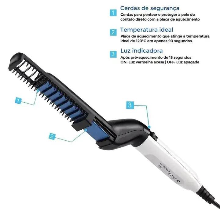 Electric Hair Straightener MenMax - Afrotix