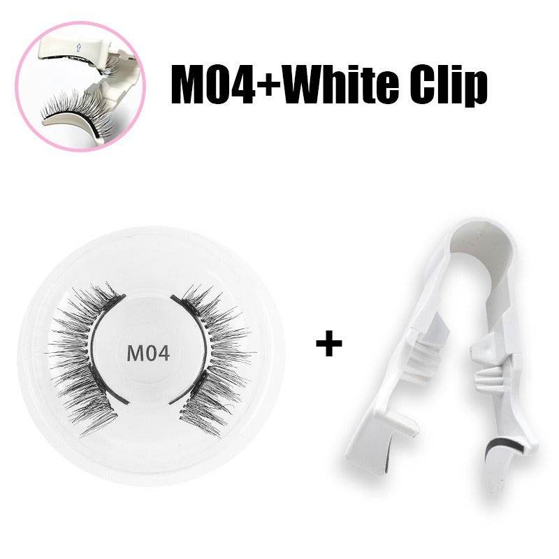 Magnetic false eyelashes set one pair magnetic false eyelashes natural thick and long false eyelashes quantum eyelashes - Afrotix