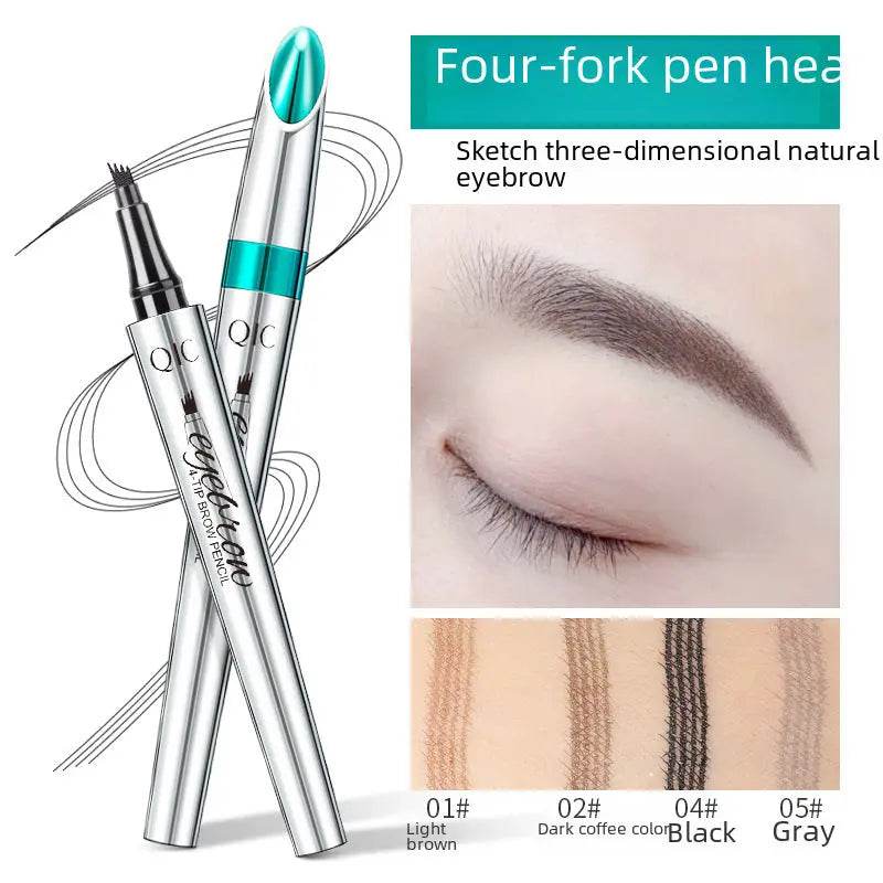 Four-prong Liquid Eyebrow Pencil Waterproof - Afrotix