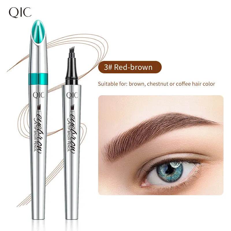Four-prong Liquid Eyebrow Pencil Waterproof - Afrotix