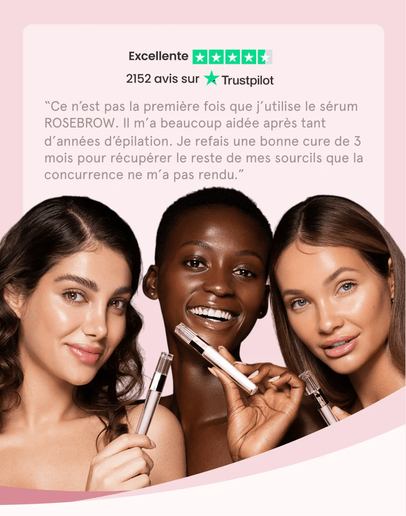 ROSEBROW Sérum de croissance pour sourcils 3ml - Afrotix