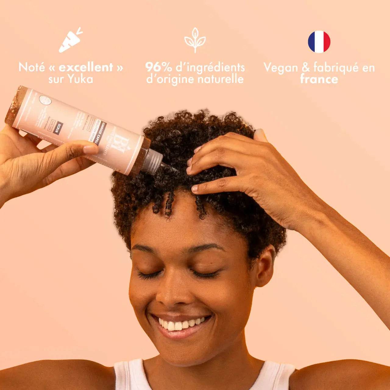 Gommage capillaire détox aux noyaux d'Abricots 250ml - Afrotix