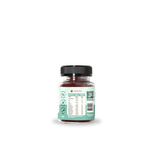 Gummies Hair Vitamins COMPLÉMENT ALIMENTAIRE SOUS FORME DE GUMMIES - Afrotix