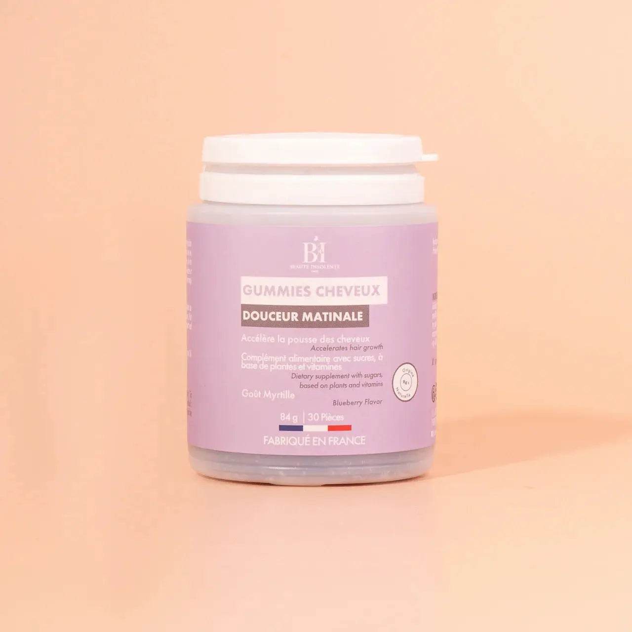 Gummies croissance capillaire Douceur Matinale 84g (cure 1 mois) - Afrotix