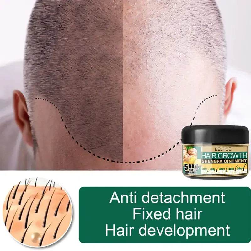 Hair Growth Cream Ointment Moisturizing Scalp Massage Hair - Afrotix