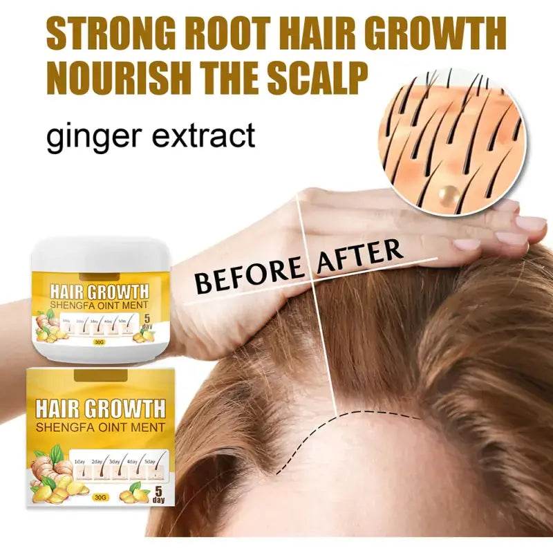 Hair Growth Cream Ointment Moisturizing Scalp Massage Hair - Afrotix