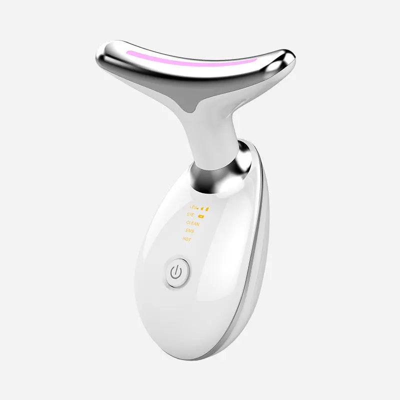 Instrument de Protection du cou EMS, Instrument de Massage du cou, levage et serrage, lumière colorée, Instrument de beauté du cou importé - Afrotix