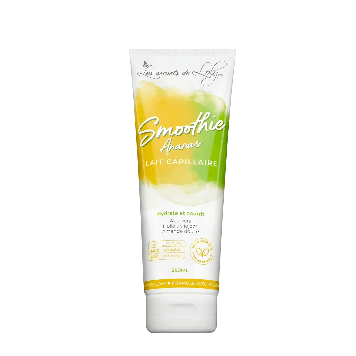 LES SECRETS DE LOLY SMOOTHIE ANANAS Lait capillaire - 250ml - Afrotix