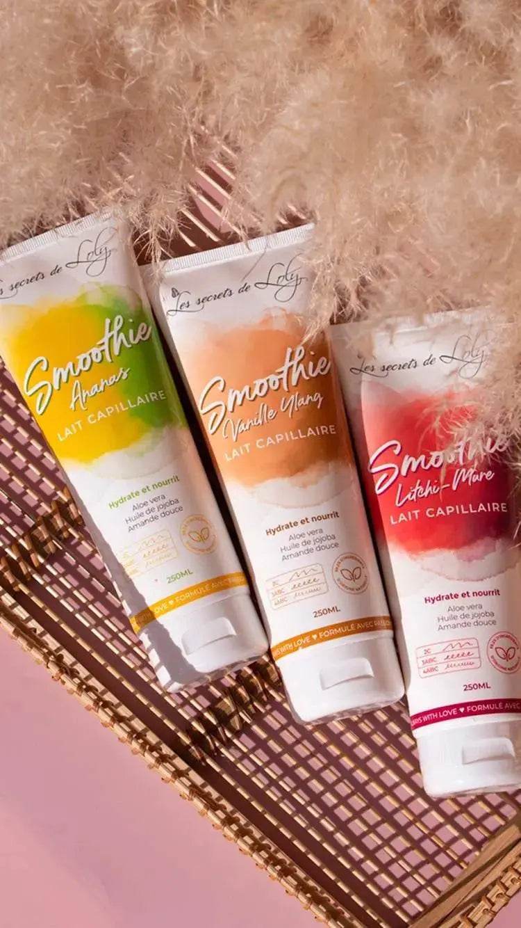 LES SECRETS DE LOLY SMOOTHIE LITCHI-MÛRE Lait capillaire - 250ml - Afrotix