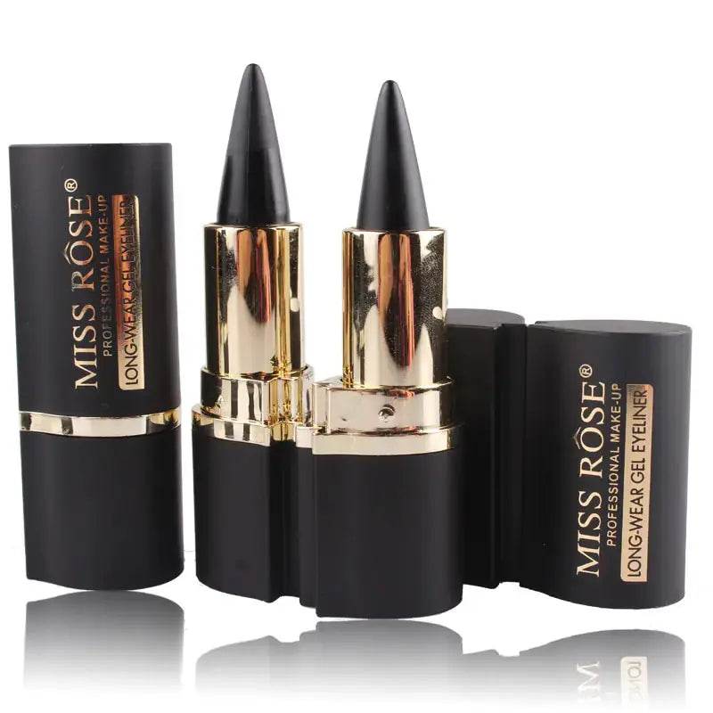 Long-Lasting Natural Black Eyeliner Cream - Afrotix