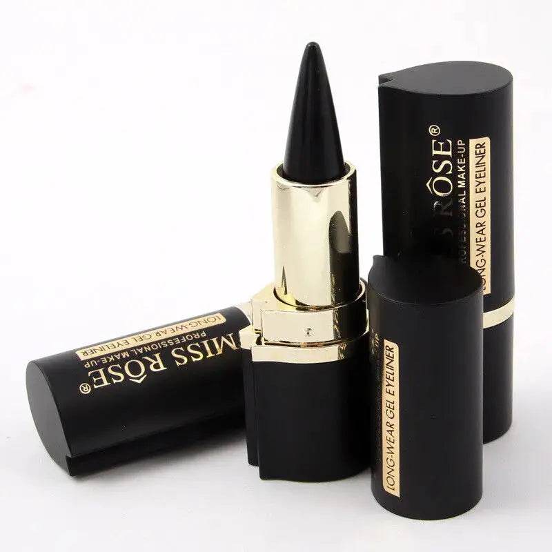 Long-Lasting Natural Black Eyeliner Cream - Afrotix