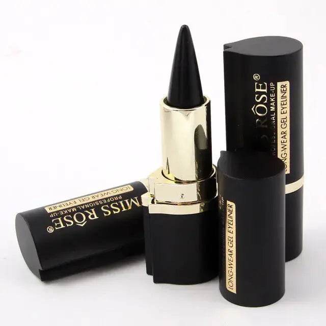 Long-Lasting Natural Black Eyeliner Cream - Afrotix