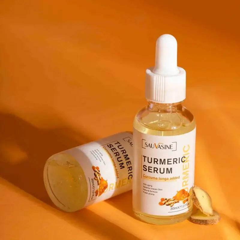 Natural Glow Serum: Turmeric Infused Skincare Solution - Afrotix