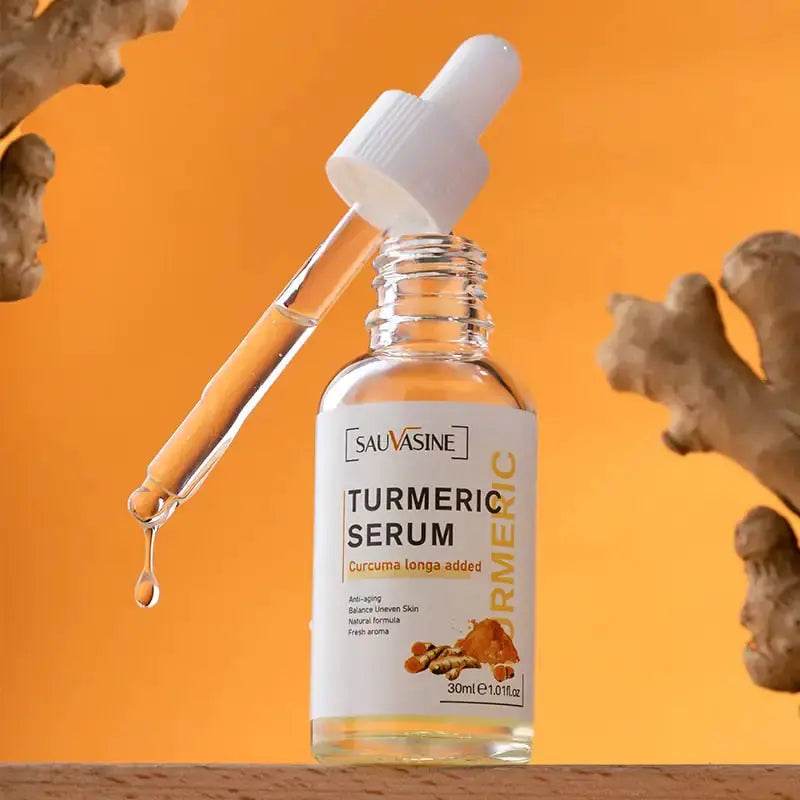 Natural Glow Serum: Turmeric Infused Skincare Solution - Afrotix