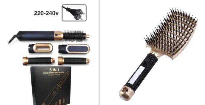 New Hair Dryer Multi Hair Styler 5-in-1 / Nouveau Sèche-cheveux Multi Hair Styler 5-en-1 - Afrotix