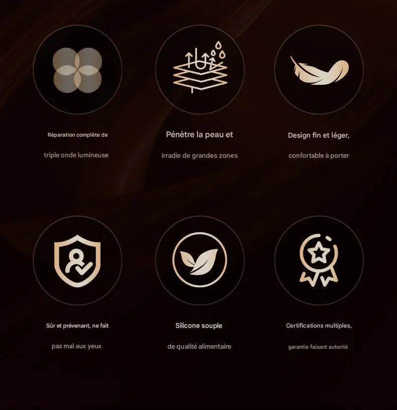New Masque Lumière Rouge Photon Rajeunissement .. - Afrotix