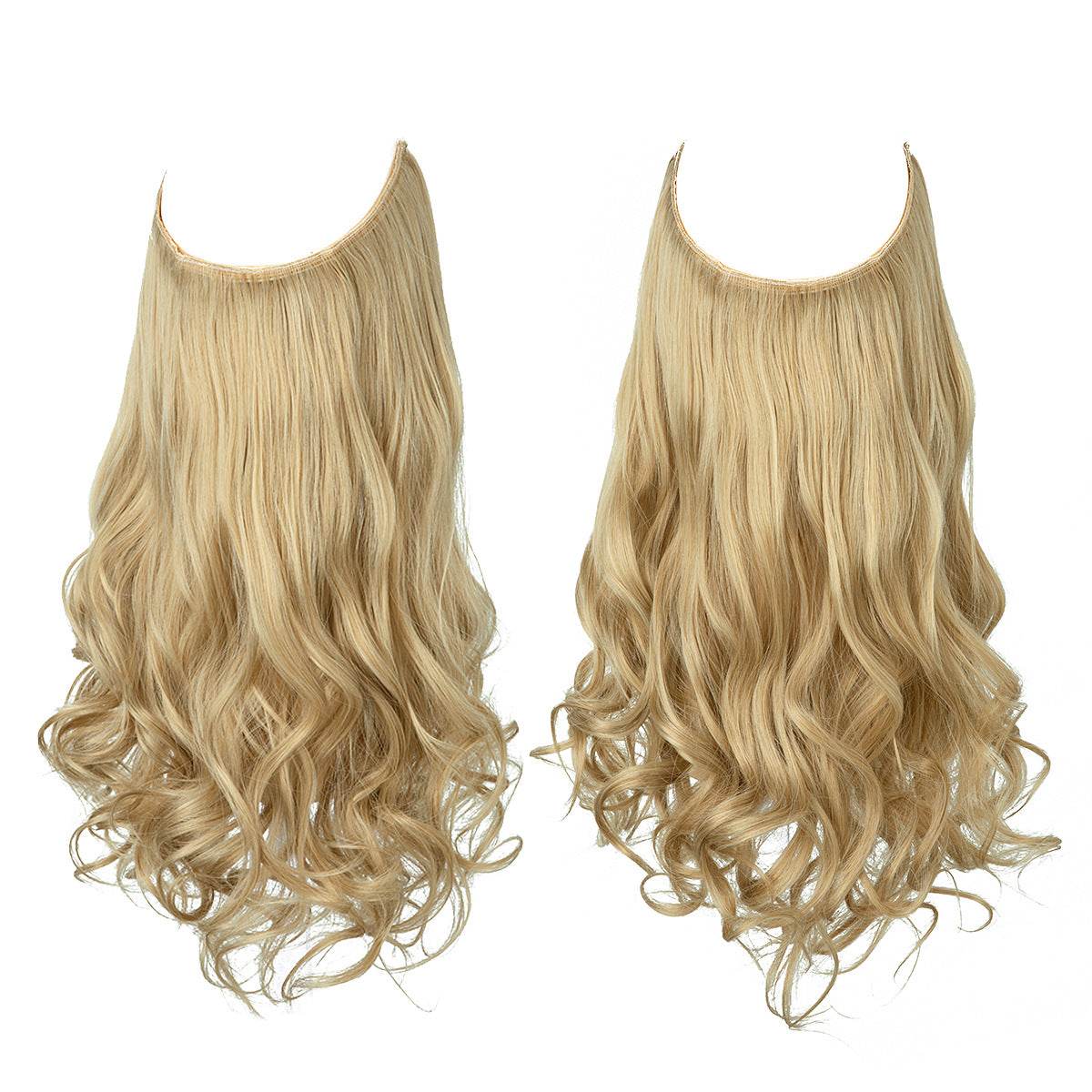 Hair extension wig invisible natural long curly hair - Afrotix