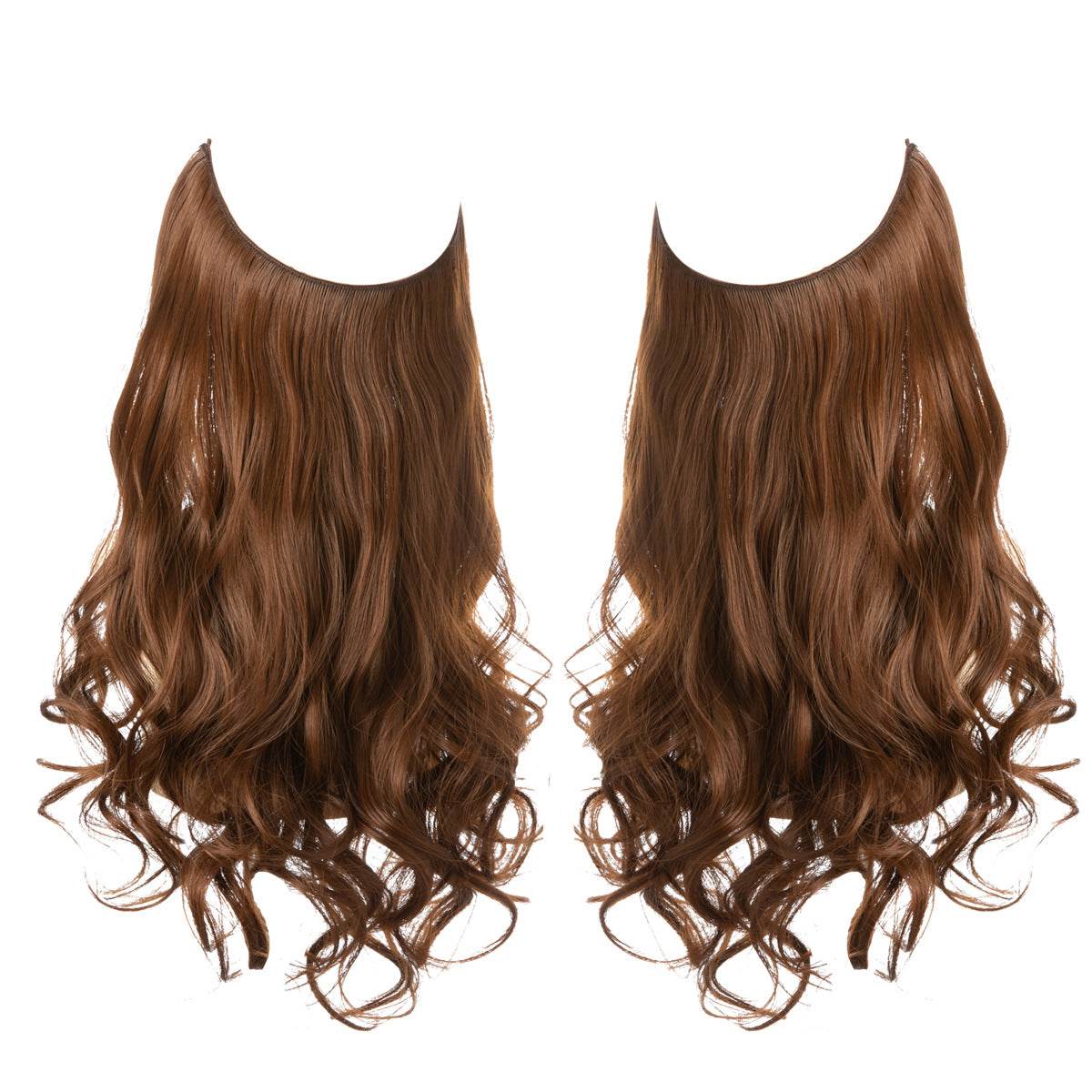 Hair extension wig invisible natural long curly hair - Afrotix