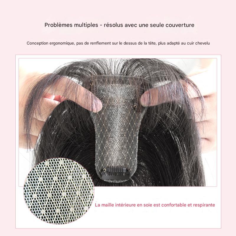 Wig Piece Real Hair Head French Bangs Skull - Afrotix #