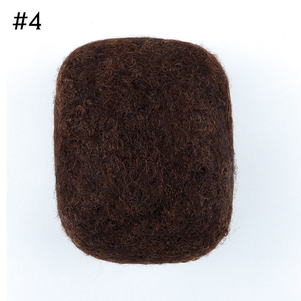 Real Hair Pompous Silk African Reggae Dirty Braid Velvet Afro Kinky Bulk Dreadlock 50g/pack Afrotix