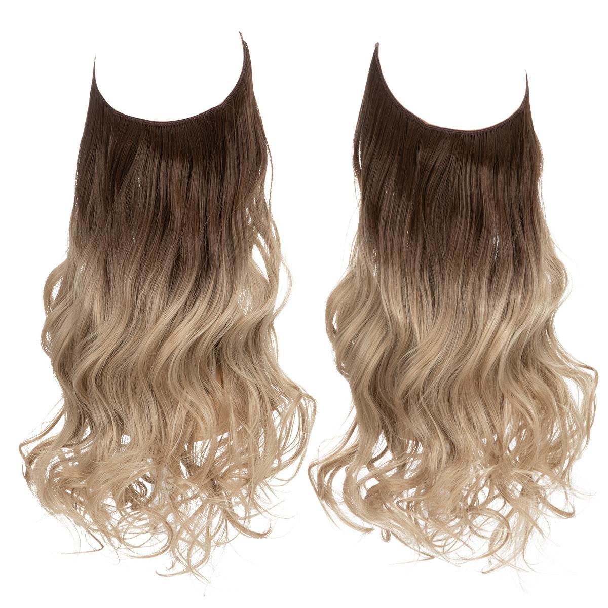 Hair extension wig invisible natural long curly hair - Afrotix