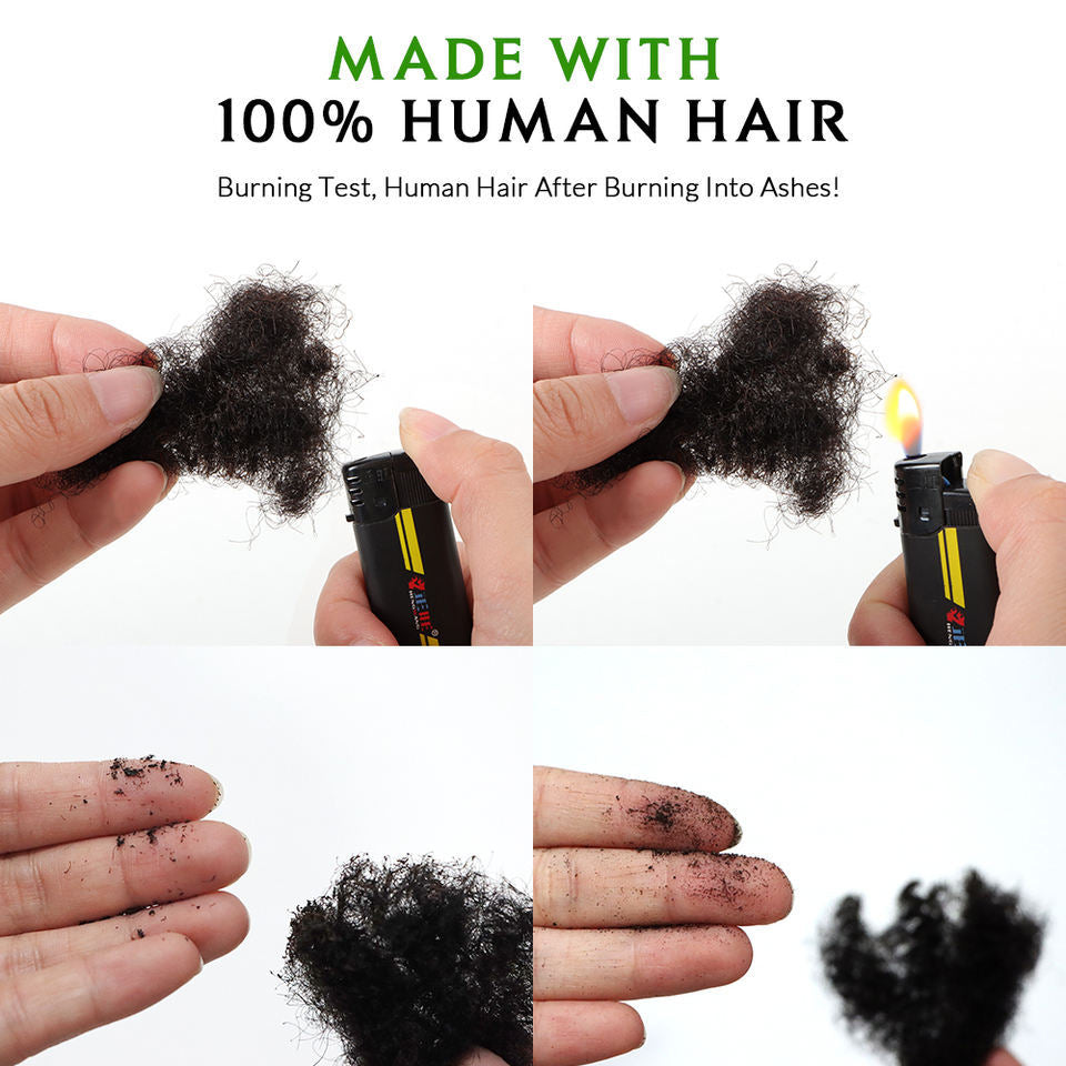 Real Hair Pompous Silk African Reggae Dirty Braid Velvet Afro Kinky Bulk Dreadlock 50g/pack Afrotix