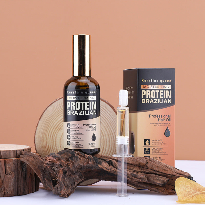 Kertain Queen Protein Shampoo Conditioner Essential Oil Shampoo Suit Dandruff Antipruritic Soft Oil Control