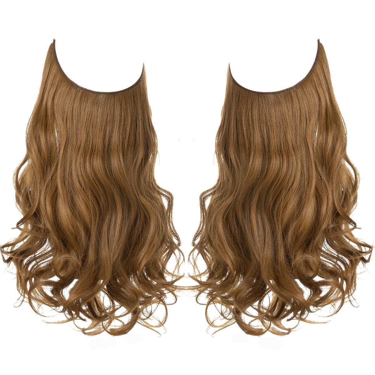 Hair extension wig invisible natural long curly hair - Afrotix
