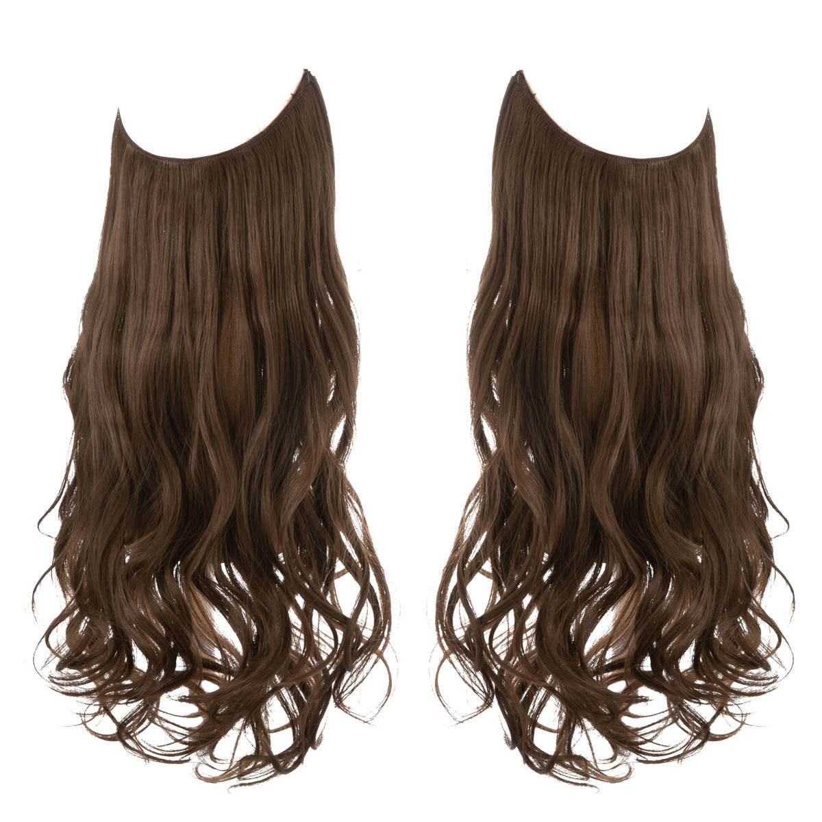 Hair extension wig invisible natural long curly hair - Afrotix
