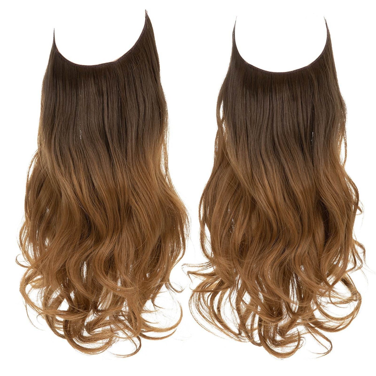 Hair extension wig invisible natural long curly hair - Afrotix