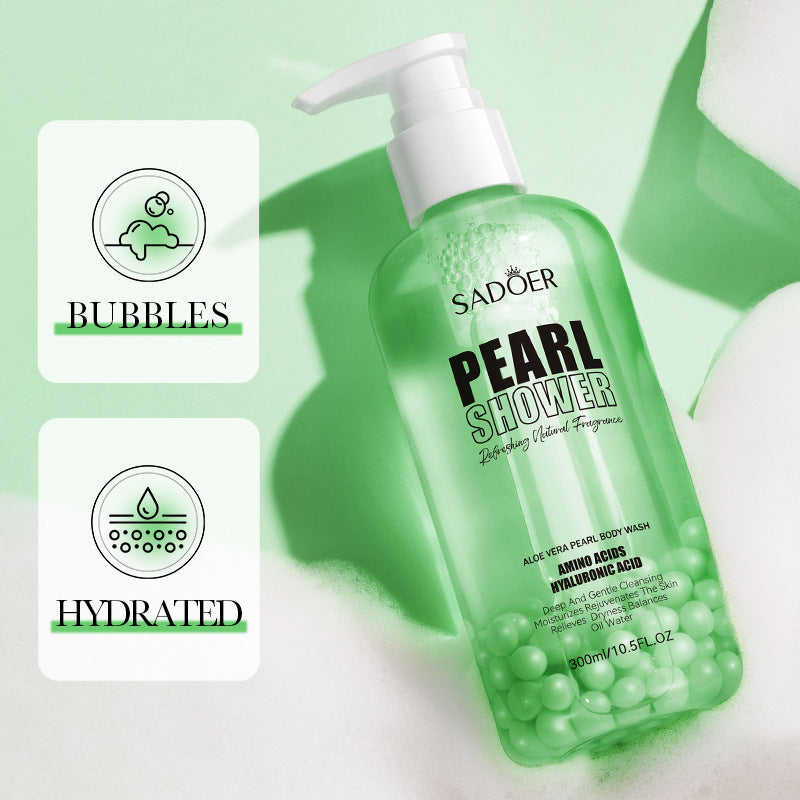 Orange Pearl Shower Gel 300ml Cleaning Fragrance Bath Lotion - Afrotix #