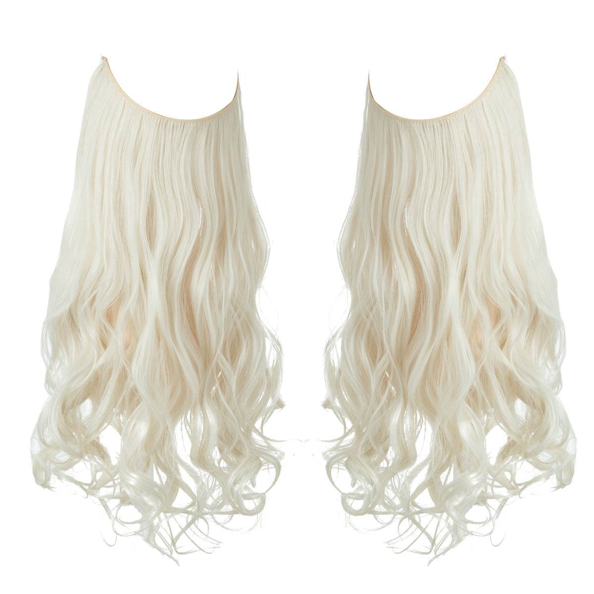 Hair extension wig invisible natural long curly hair - Afrotix