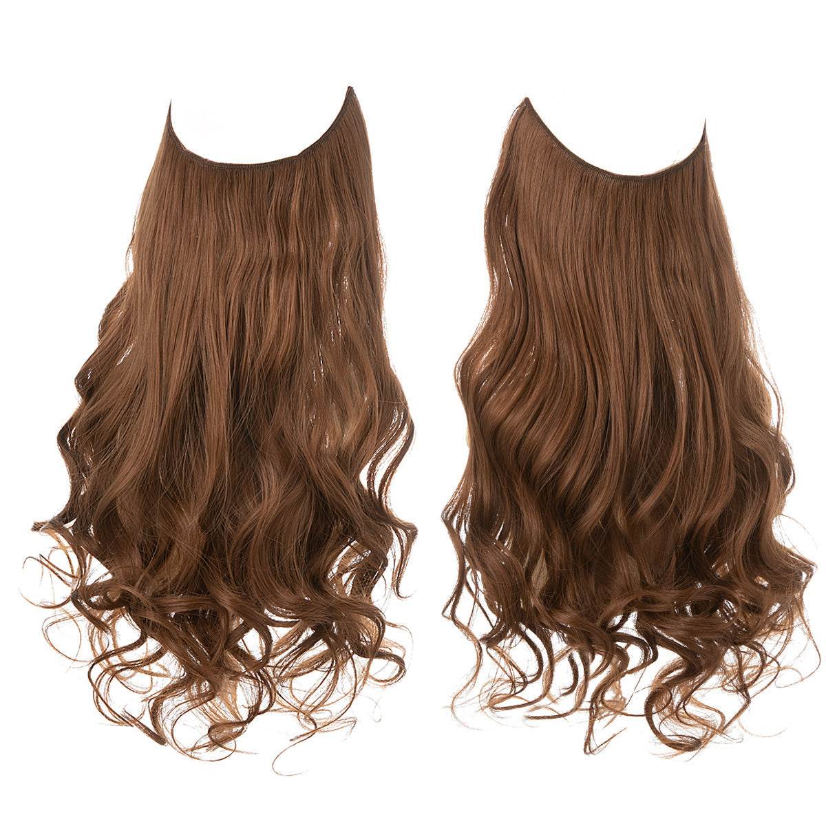 Hair extension wig invisible natural long curly hair - Afrotix