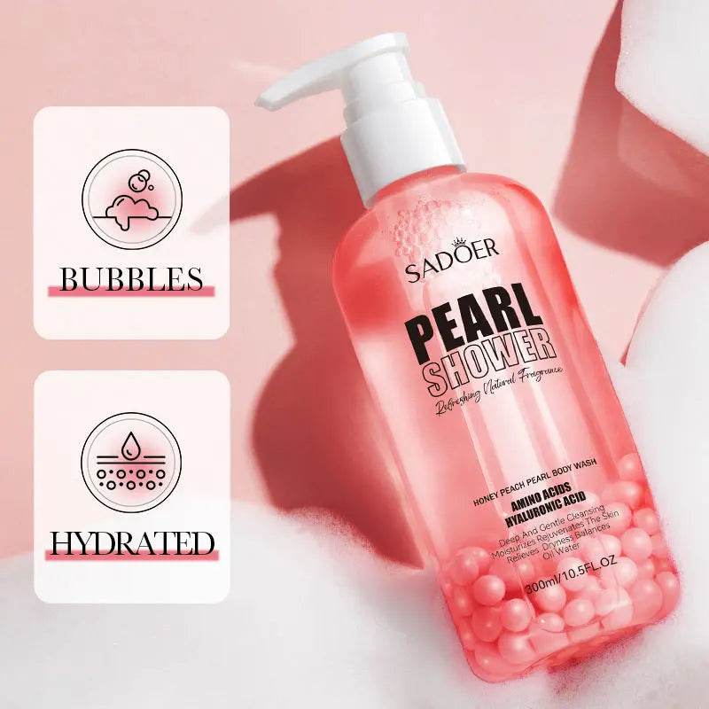 Orange Pearl Shower Gel 300ml Cleaning Fragrance Bath Lotion - Afrotix