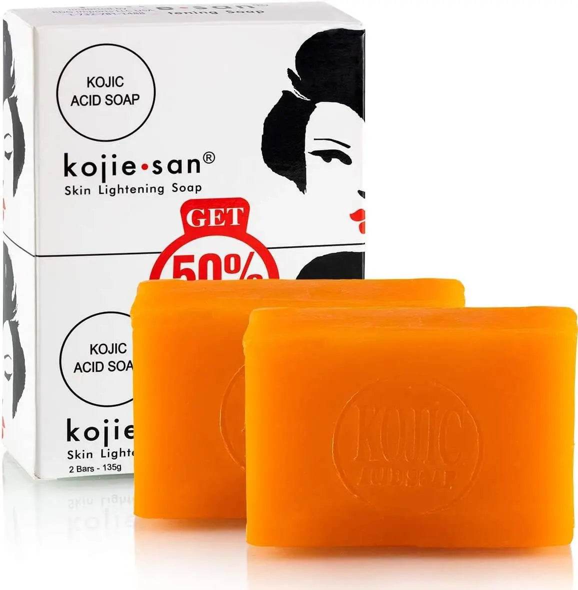 Pack Kojie san Savon Éclaircissant ( 2 fois 135 ) - Afrotix