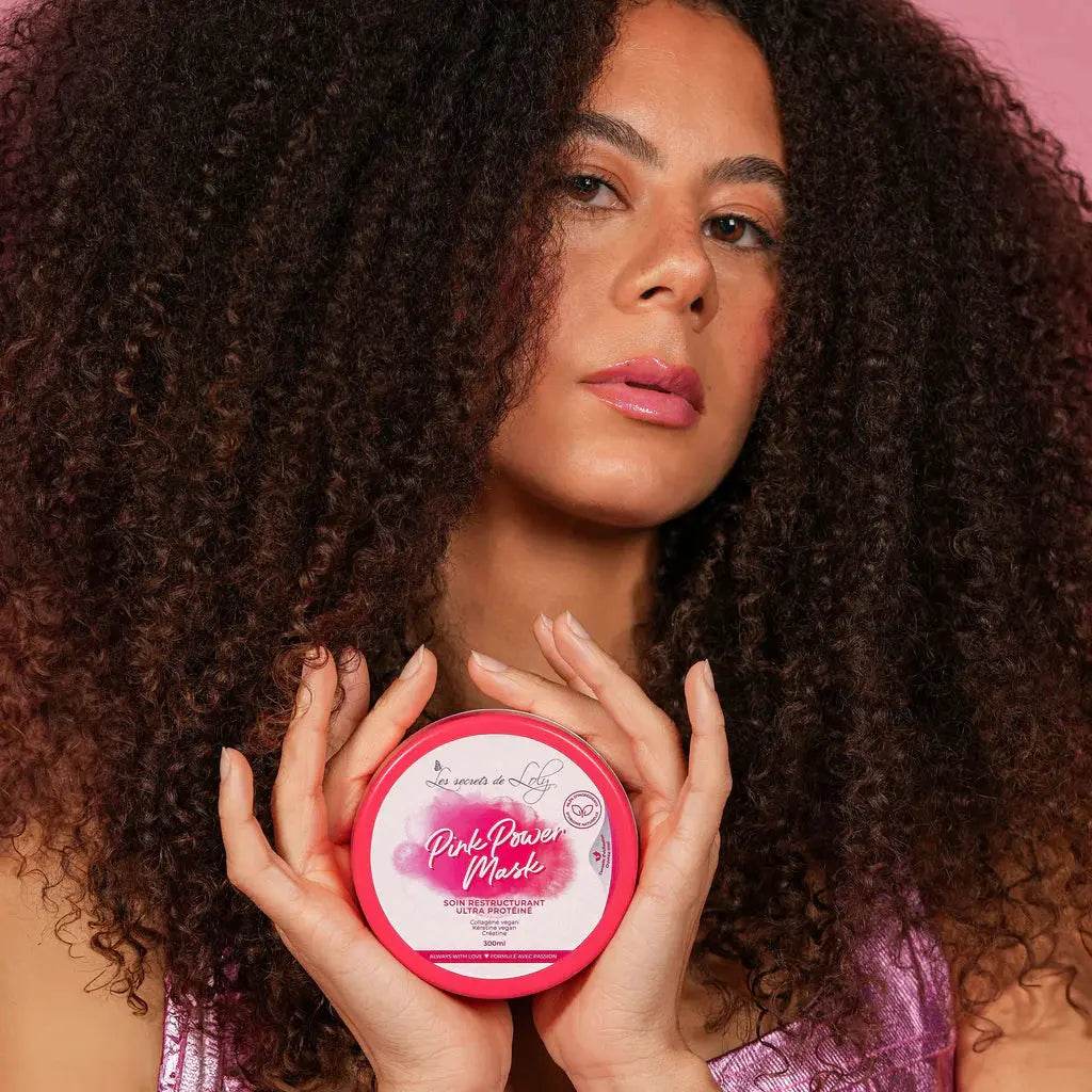 Pink Power Mask Soin restructurant - 300 ml - Afrotix