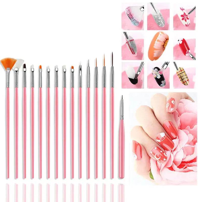Poly nail Gel Kit With 54W UV Lamp - Afrotix