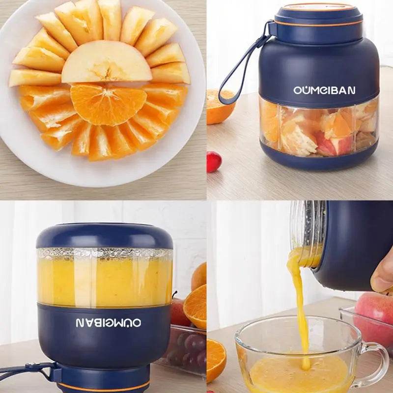 Portable Juicing Juicer Small Wireless Electric Denton Cup Fruit And Vegetable - Afrotix