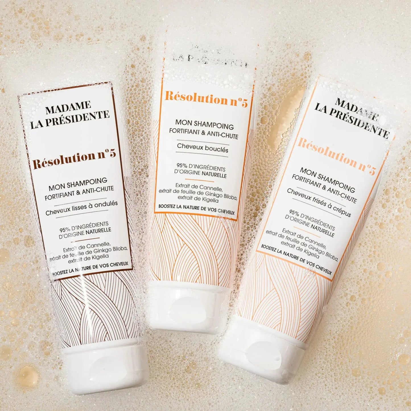 MADAME LA PRESIDENTE RÉSOLUTION N°5 Mon Shampoing Anti-chute Cheveux bouclés - Afrotix