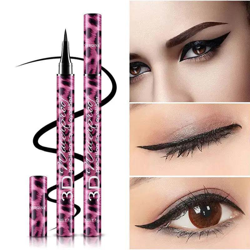Red Leopard Eyeliner And Mascara Set - Afrotix