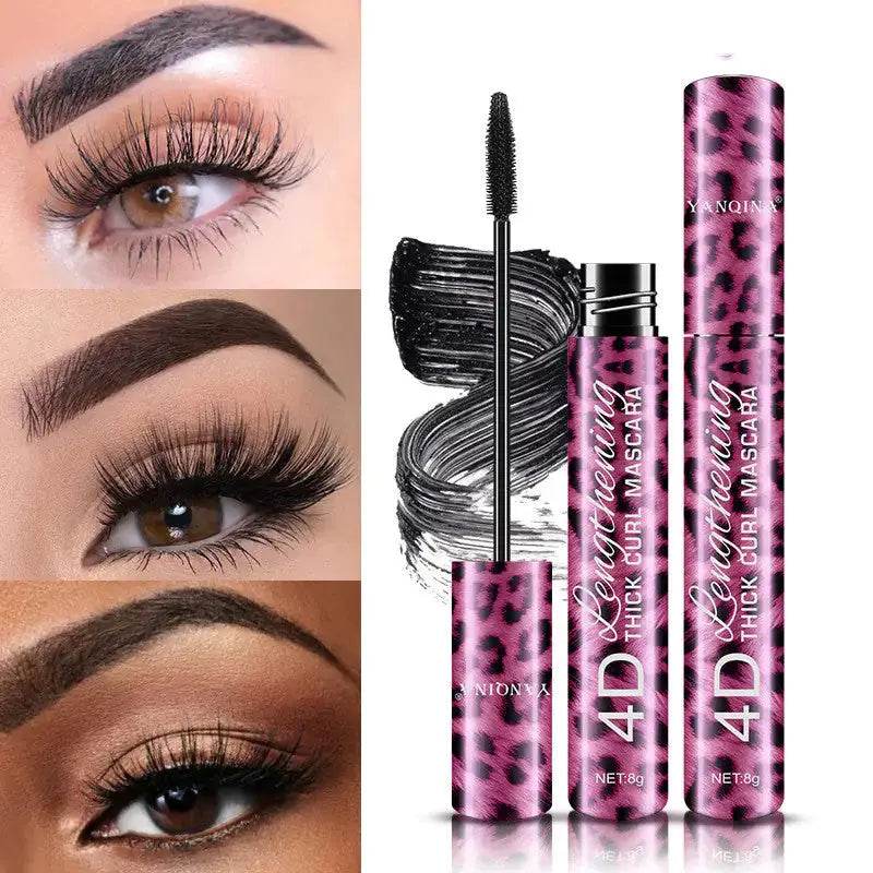 Red Leopard Eyeliner And Mascara Set - Afrotix